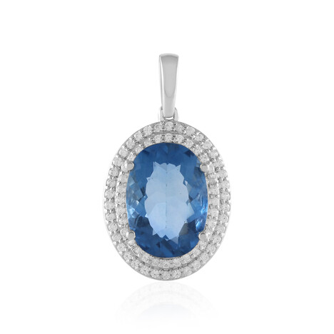 Ciondolo in argento con Fluorite Cangiante