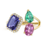 14K AAA Tanzanite Gold Ring (CIRARI)