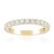 Anillo en oro con Diamante SI2 (H) (de Melo Gold)