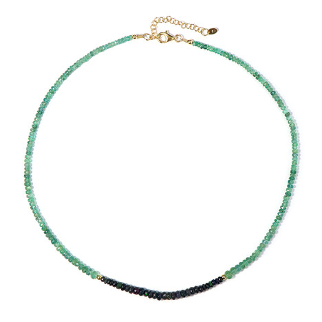 Edelstein-Silberhalskette