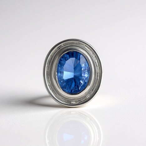 Ciondolo in argento con Fluorite Cangiante (MONOSONO COLLECTION)