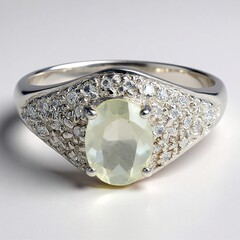 Anello in argento con Ortoclasio