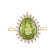 Anillo en plata con Peridoto