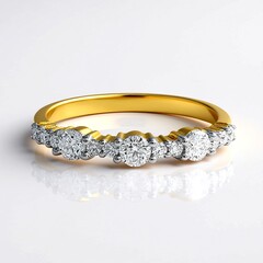 Anello in oro con Diamante IF (D) (Annette)