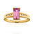 18K Pink Diaspore Gold Ring (AMAYANI)