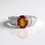 Anello in argento con Citrino Madeira