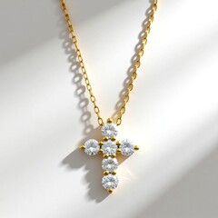 Collana in oro con Diamante SI2 (H)