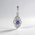 Pendentif en argent et Tanzanite non chauffée