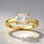 Anello in argento con Topazio Bianco