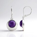 Orecchini in argento con Charoite