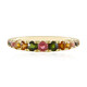 Gouden ring met Braziliaanse roze toermalijnen (de Melo)