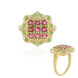 Anello in argento con Tormalina Rosa Nigeriana