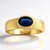 Bague en argent et Kyanite du Népal