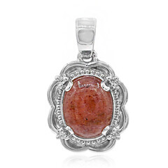 Ciondolo in argento con Thulite