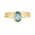 Anillo en plata con Zircón de Ratanak Kirí (Adela Silber)