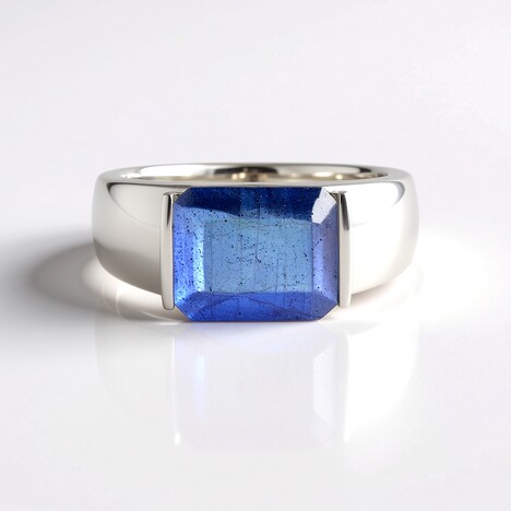 Anello in argento con Labradorite (de Melo)
