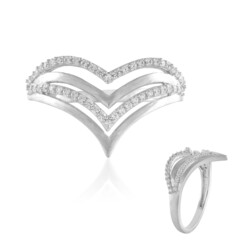 Bague en argent et Zircon