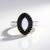 Anello in argento con Pietra di Luna Arcobaleno