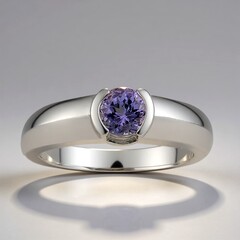 Anello in argento con Tanzanite (Pallanova)
