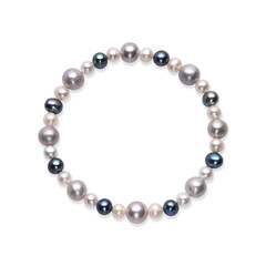 Armband met Zilveren zoetwater kweekparels