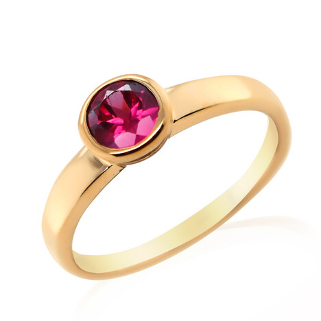 Anello in argento con Rodolite