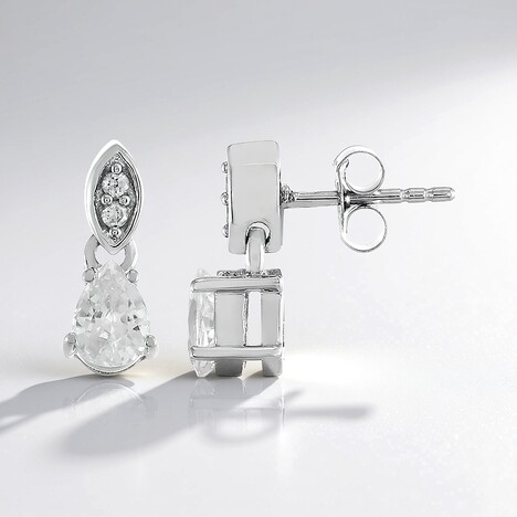Orecchini in argento con Zircone