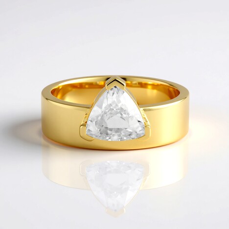 Anello in argento con Zircone (Adela Silber)
