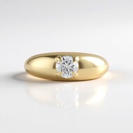 9K I2 (G) Diamond Gold Ring (de Melo Gold)