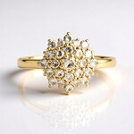 Anello in oro con Diamante Cioccolato I2 (SUHANA)
