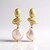 Orecchini in argento con Perla d'Acqua Dolce Rosa (TPC)