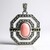 Ciondolo in argento con Rodocrosite (Annette classic)