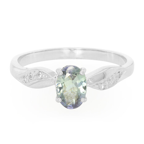 Anello in argento con Tanzanite