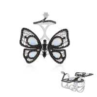 Edelstein-Silberring (Dallas Prince Designs)