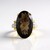 Anello in argento con Quarzo Fumè (Gems en Vogue)