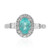 Gouden ring met een Paraiba toermalijn (CIRARI)