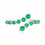 Gouden ring met Russische smaragden