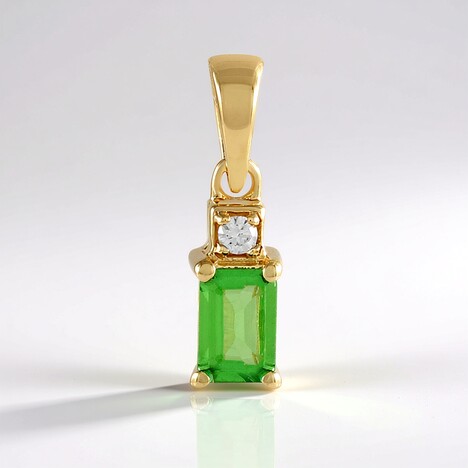 Ciondolo in argento con Lemshuku Tsavorite