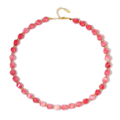 Collar en plata con Cuarzo rosado