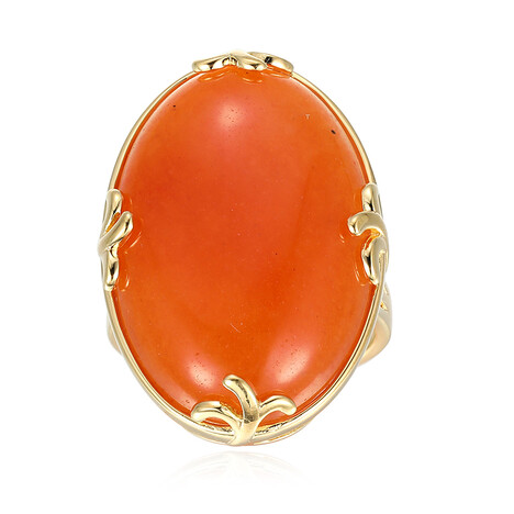 Roter Aventurin-Silberring