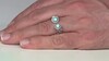 Zilveren ring met Sleeping Beauty Turkooisen (Ornaments by de Melo)