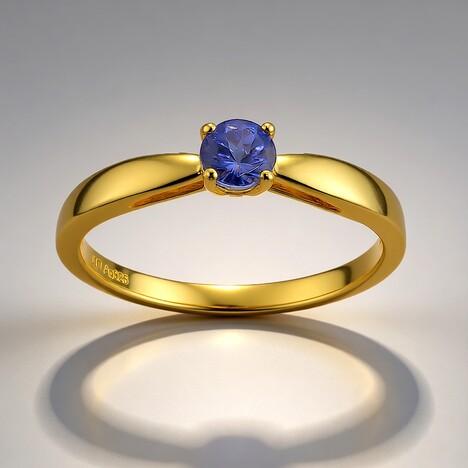 Anello in argento con Tanzanite AAA