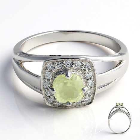 Anello in argento con Ortoclasio
