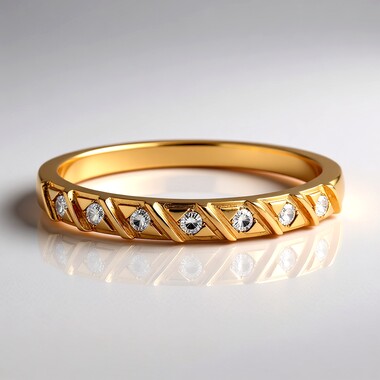 Anello in oro con Diamante Rose de France SI1 di Argyle (Annette)