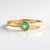 Anello in argento con Smeraldo Russo (Adela Silber)