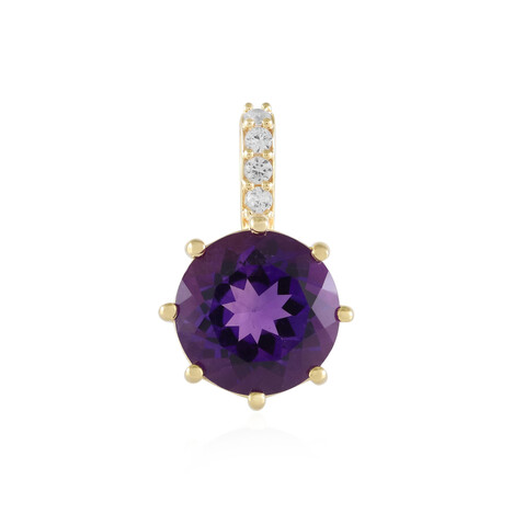 Colgante en plata con Amatista de Siberia