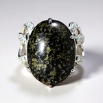 Anello in argento con Opale Leopardo