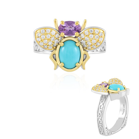 Edelstein-Silberring (Dallas Prince Designs)