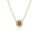 Collier en or et Diamant champagne I2 (de Melo)
