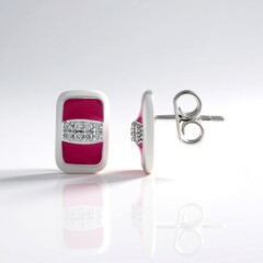 Orecchini in argento con Zircone