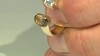 Anillo en oro con Tanzanita amarilla sin calentar (Adela Gold)